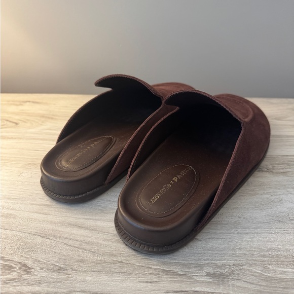Larroude x Parke Clog in Brown Suede - Picture 6 of 6